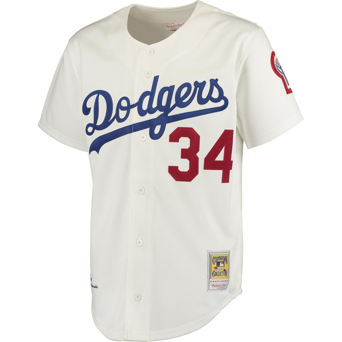 Los Angeles Dodgers Fernando Valenzuela Gray Baseball Jersey