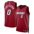 Miami Heat Statement Edition Swingman Jersey - Red - Simone Fontecchio