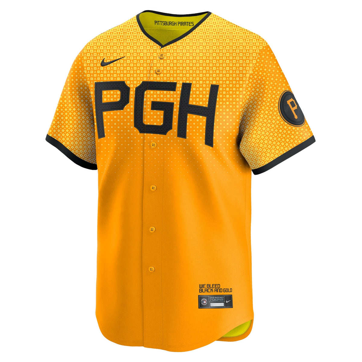Pittsburgh Pirates Gold City Connect Limited Baseball Jersey