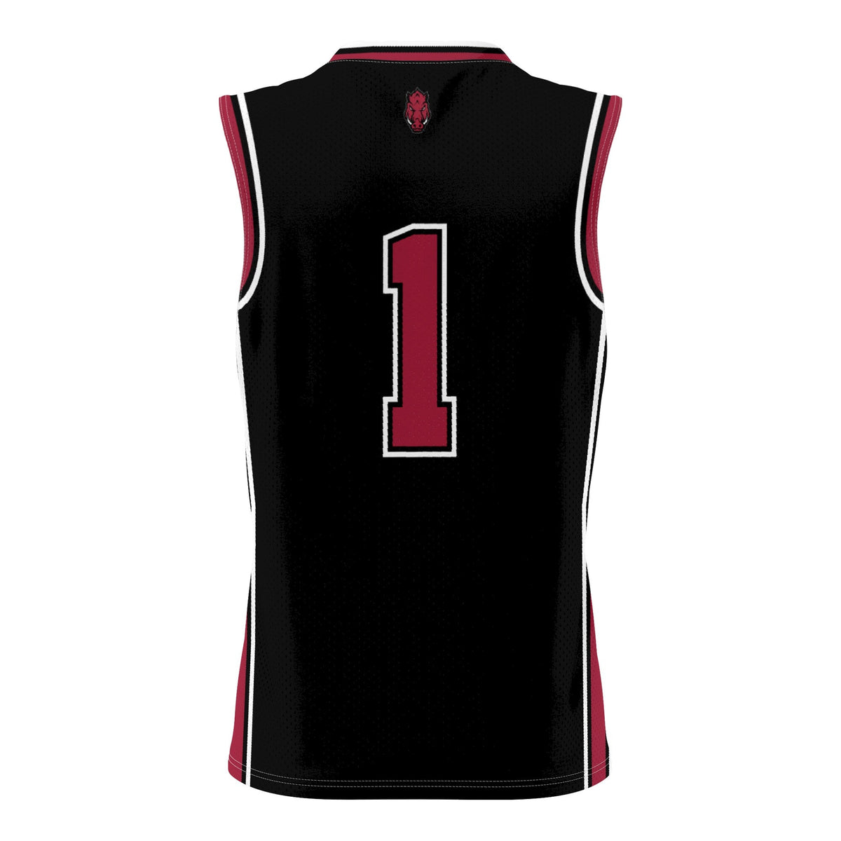 #1 Arkansas Razorbacks Lightweight Basketball Jersey - Black