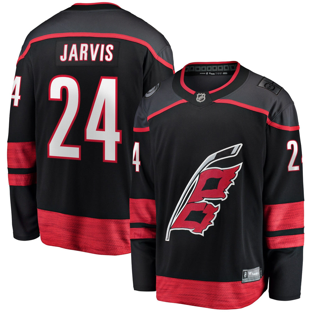 Carolina Hurricanes Seth Jarvis Black Home Breakaway Hockey Jersey