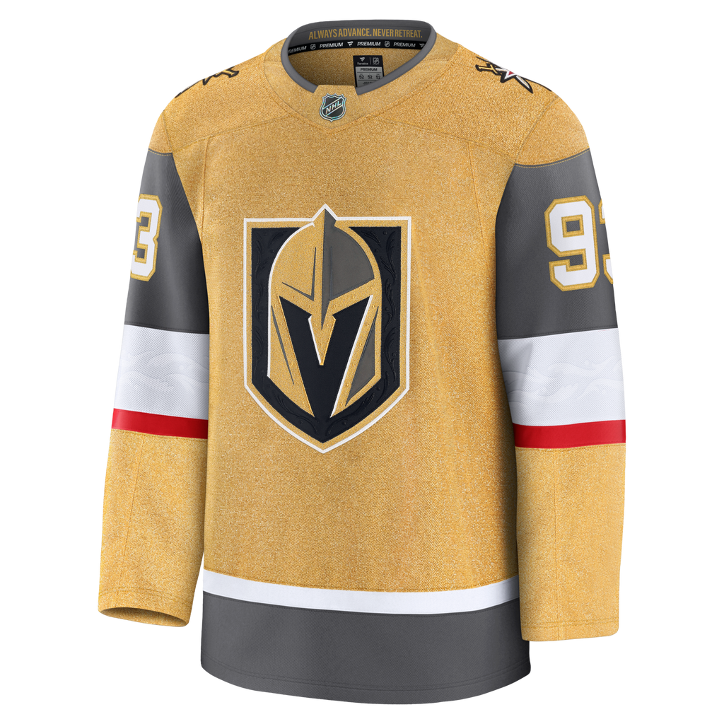 Vegas Golden Knights Mitch Marner Gold Home Premium Jersey