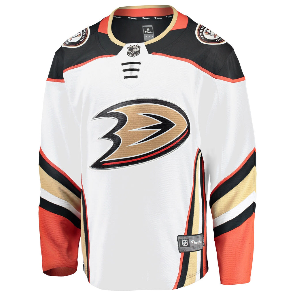 Anaheim Ducks White Breakaway Away Hockey Jersey