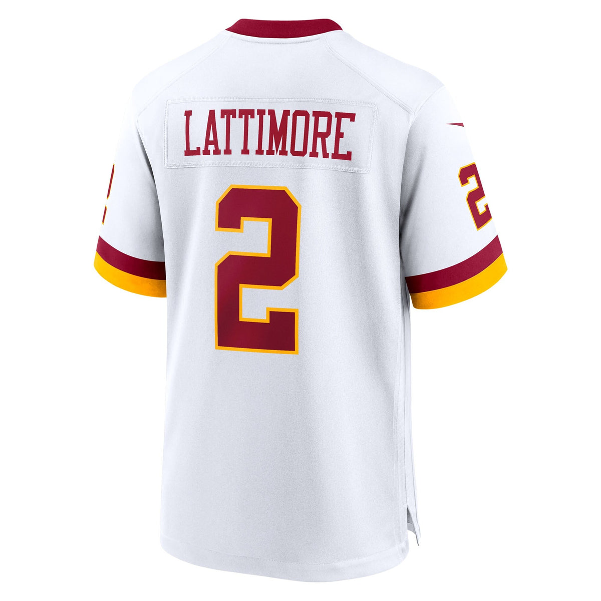 Washington Commanders Marshon Lattimore White Game Super Bowl Era Football Jersey