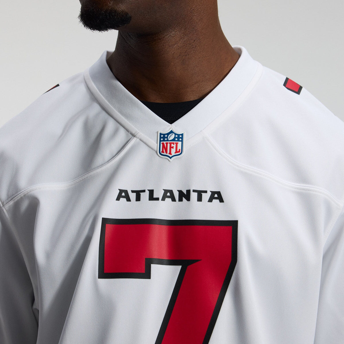 Atlanta Falcons Bijan Robinson White Game Football Jersey
