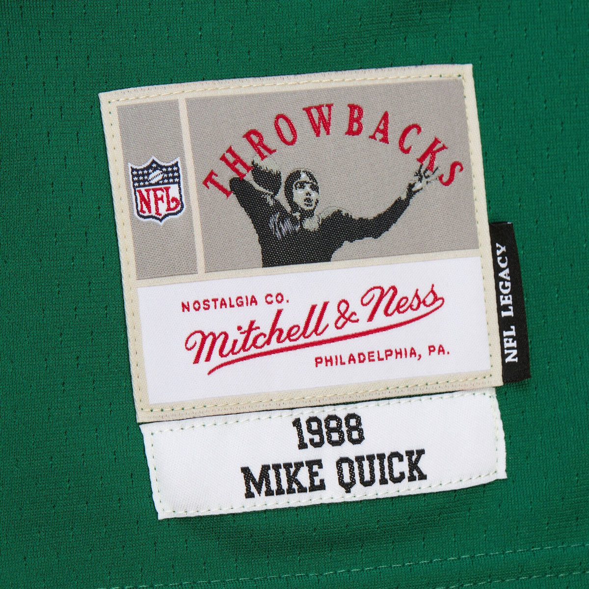 Philadelphia Eagles Mike Quick Kelly Green Legacy Replica Football Jersey