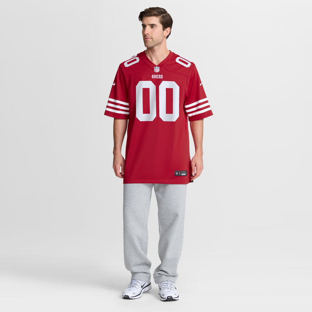 San Francisco 49ers Scarlet Custom Football Jersey