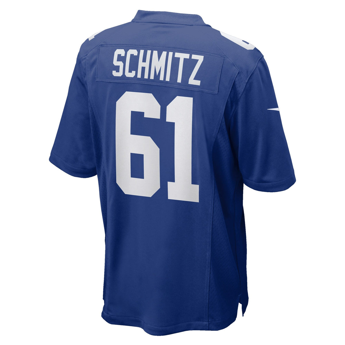 New York Giants John Michael Schmitz Royal Team Game Football Jersey