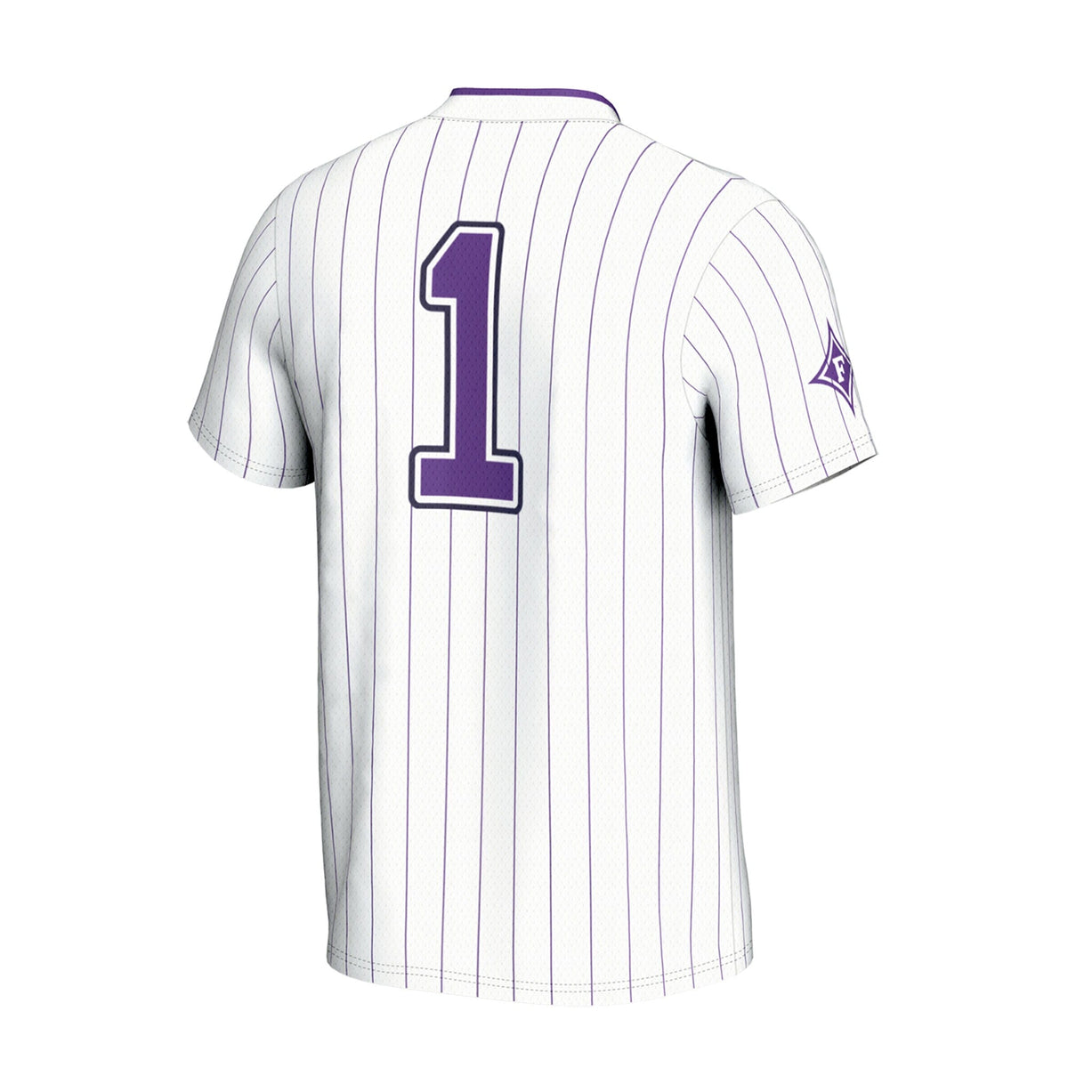 Furman Paladins Lightweight Collegiate Softball Fashion Jersey - White