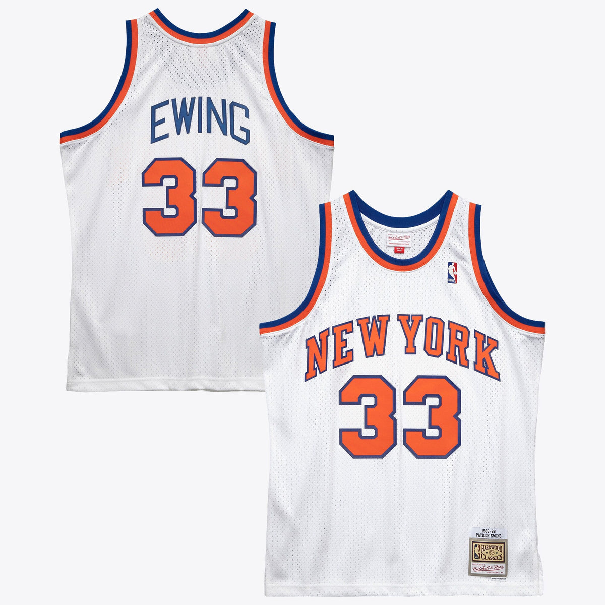 New York Knicks Patrick Ewing 1985 Swingman Jersey - White