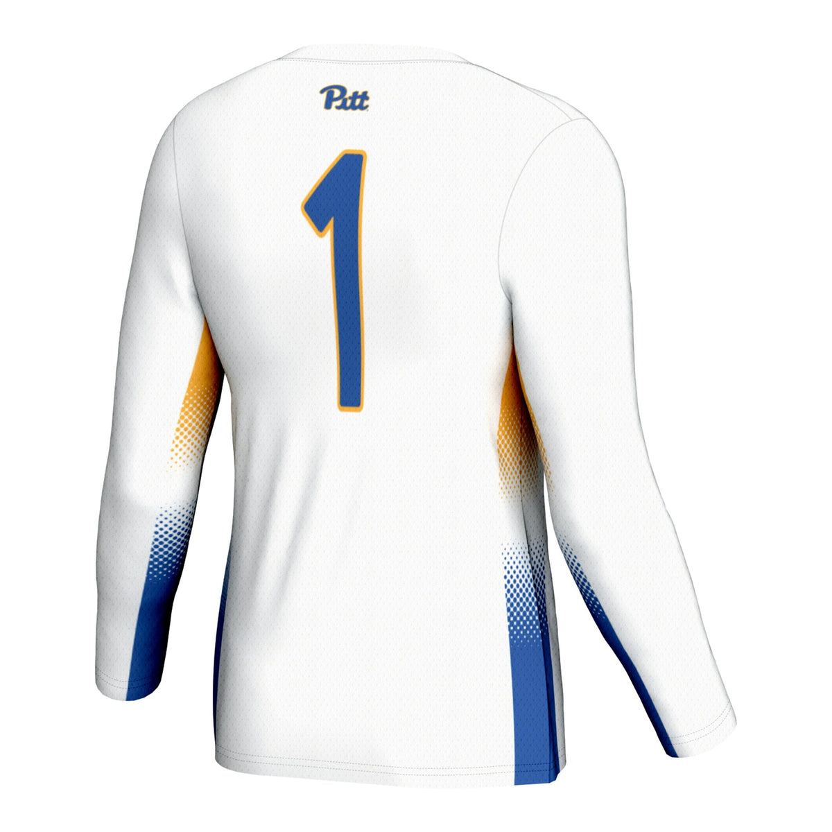 #1 Pitt Panthers Lightweight Volleyball Jersey - White