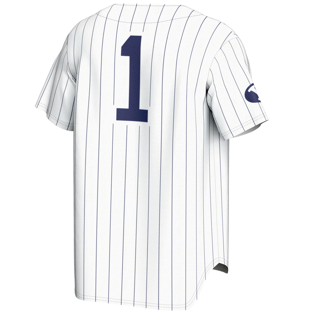 #1 White BYU Cougars Lightweight Baseball Jersey