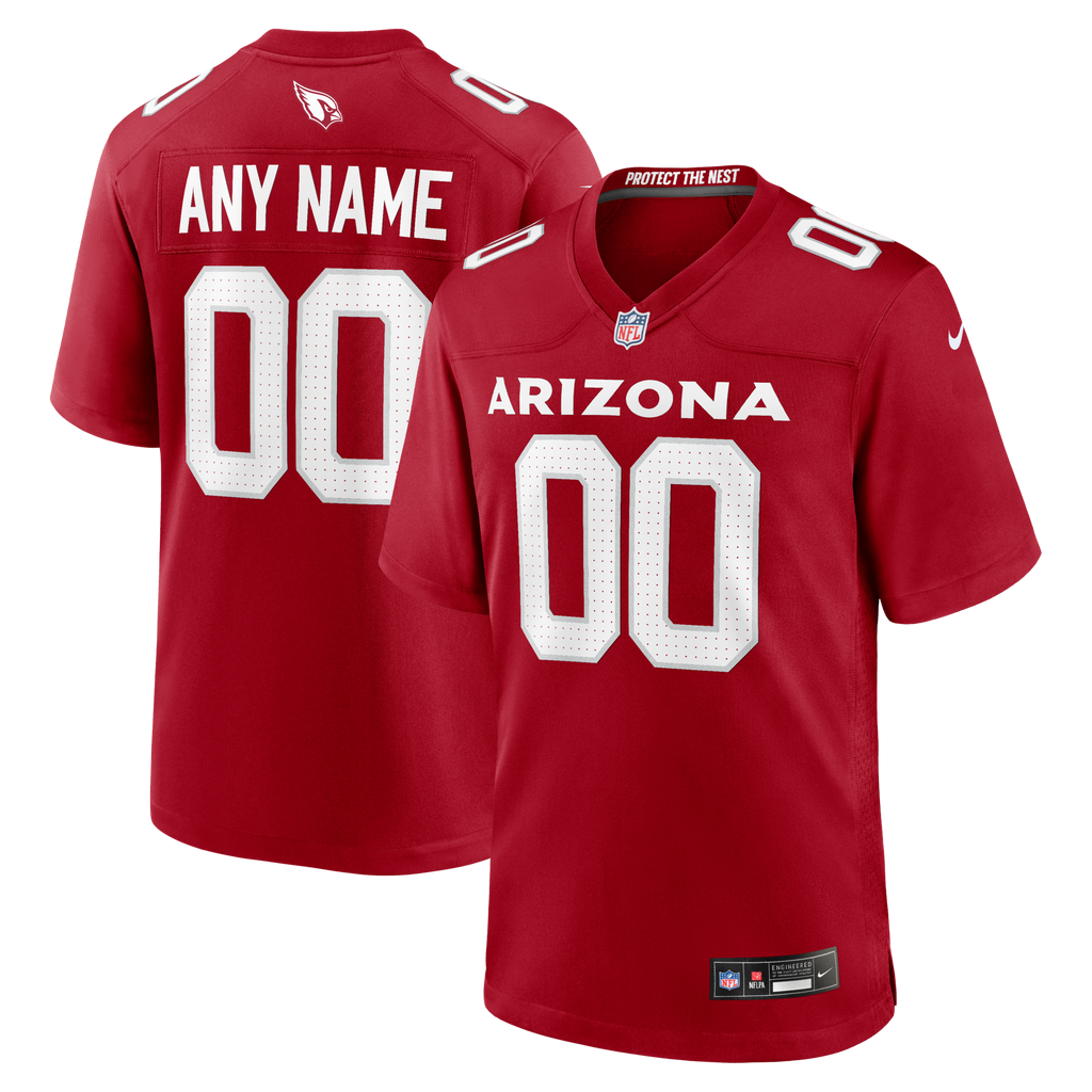 Arizona Cardinals Cardinal Custom Game Football Jersey
