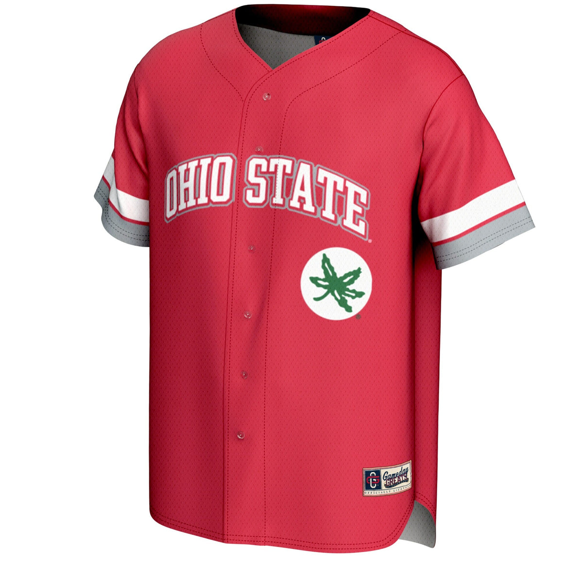 Scarlet Ohio State Buckeyes Spirit Baseball Jersey