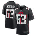 Atlanta Falcons Chris Lindstrom Black Team Game Football Jersey