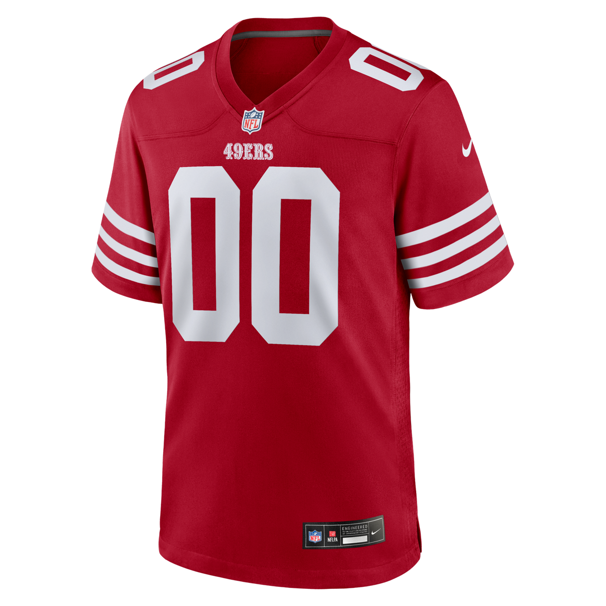 San Francisco 49ers Scarlet Custom Football Jersey