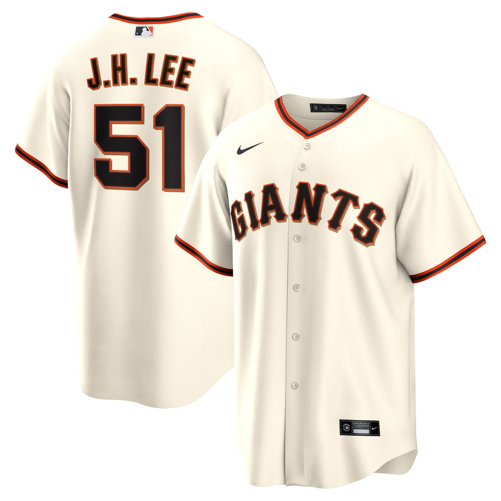 San Francisco Giants Jung Hoo Lee Cream Home Replica Player Baseball Jersey