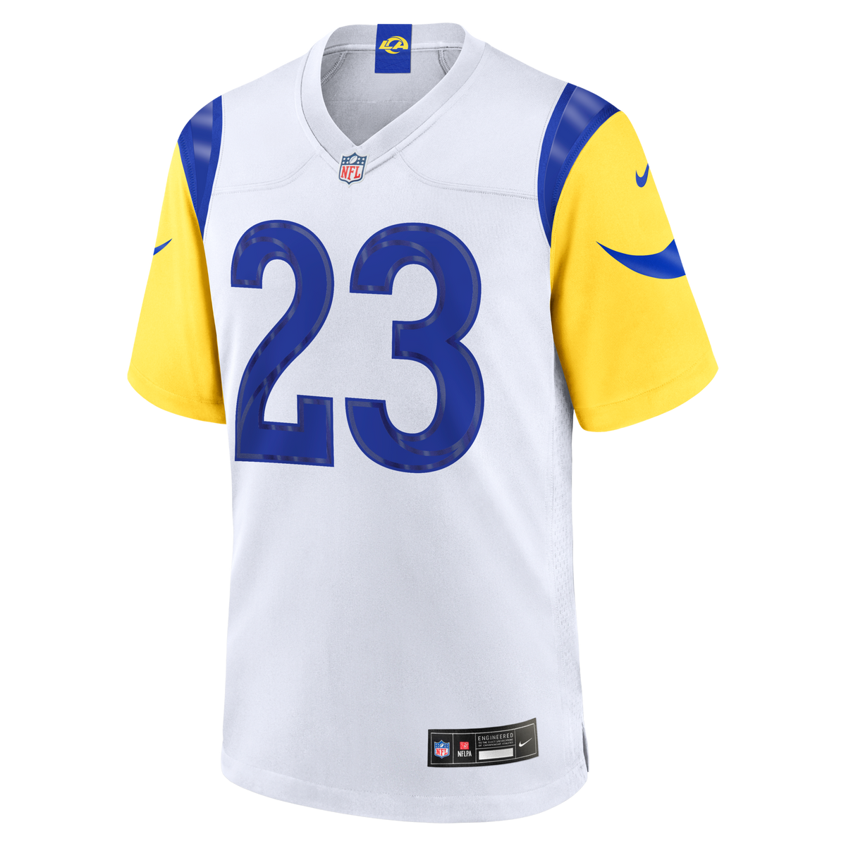 Los Angeles Rams Kyren Williams White White Game Player Football Jersey