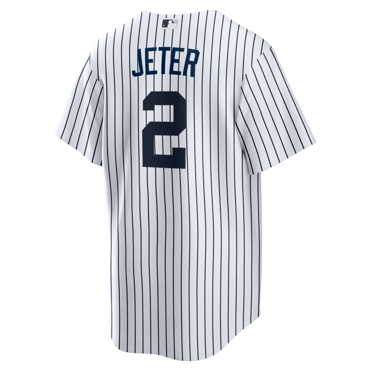 New York Yankees Derek Jeter White Home Retired Player Replica Baseball Jersey