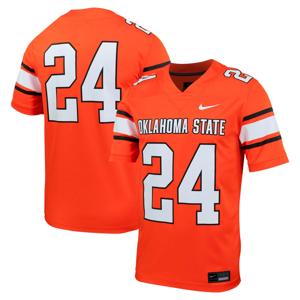 #24 Orange Oklahoma State Cowboys Untouchable Football Jersey