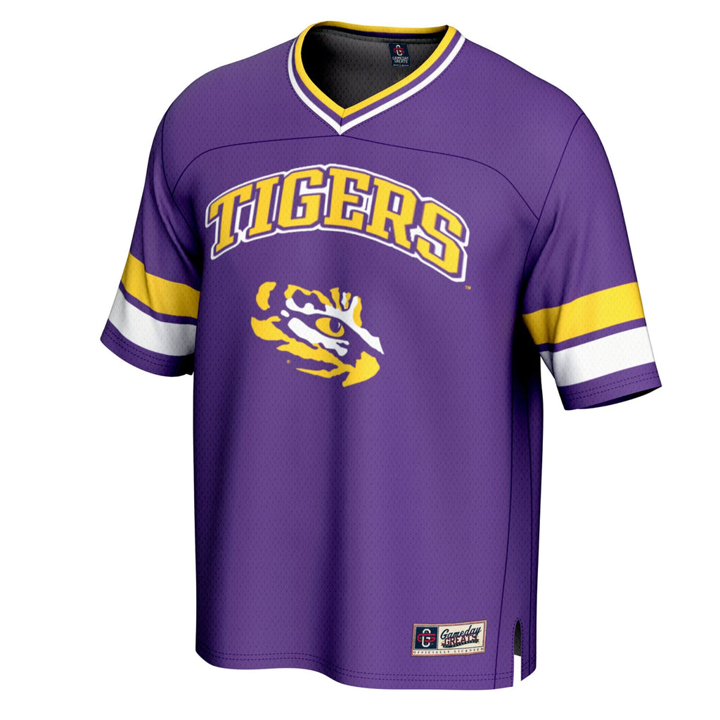 Purple LSU Tigers Spirit Football Jersey