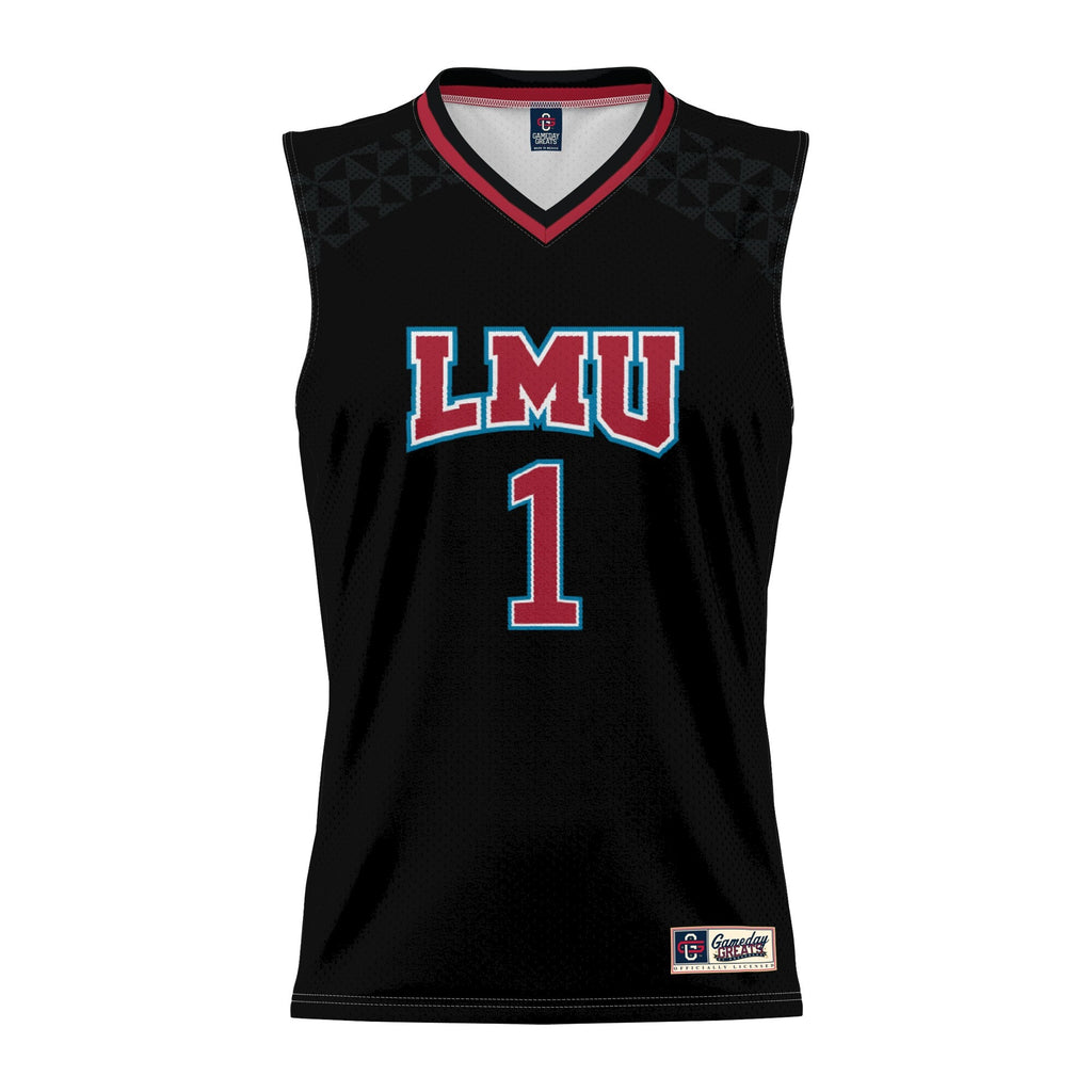 #1 Loyola Marymount Lions Lightweight Basketball Jersey - Black