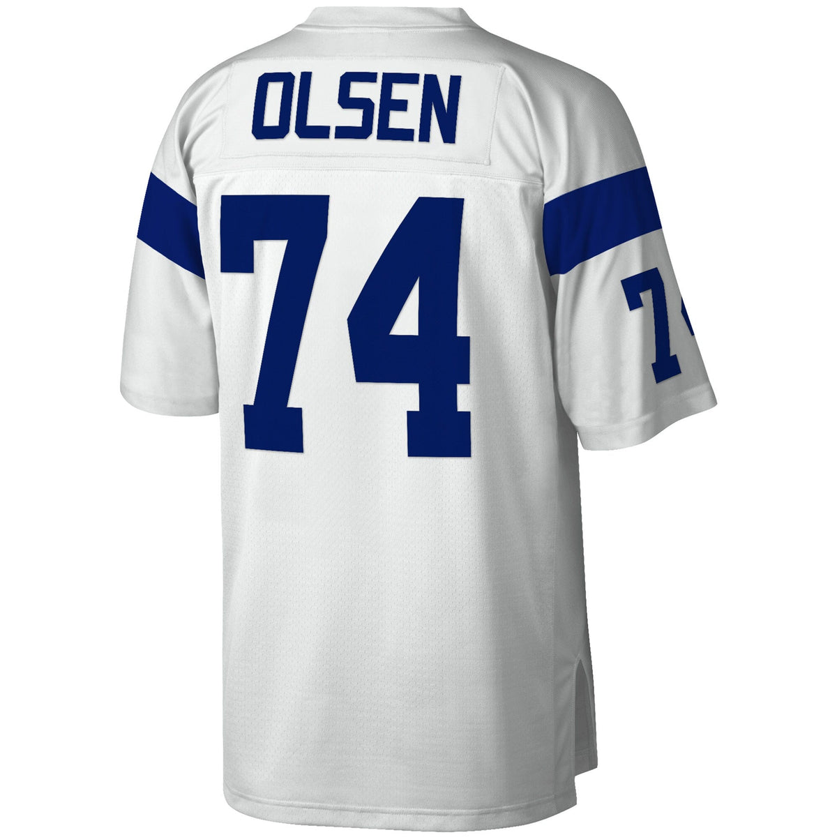 Los Angeles Rams Merlin Olsen White Legacy Replica Football Jersey