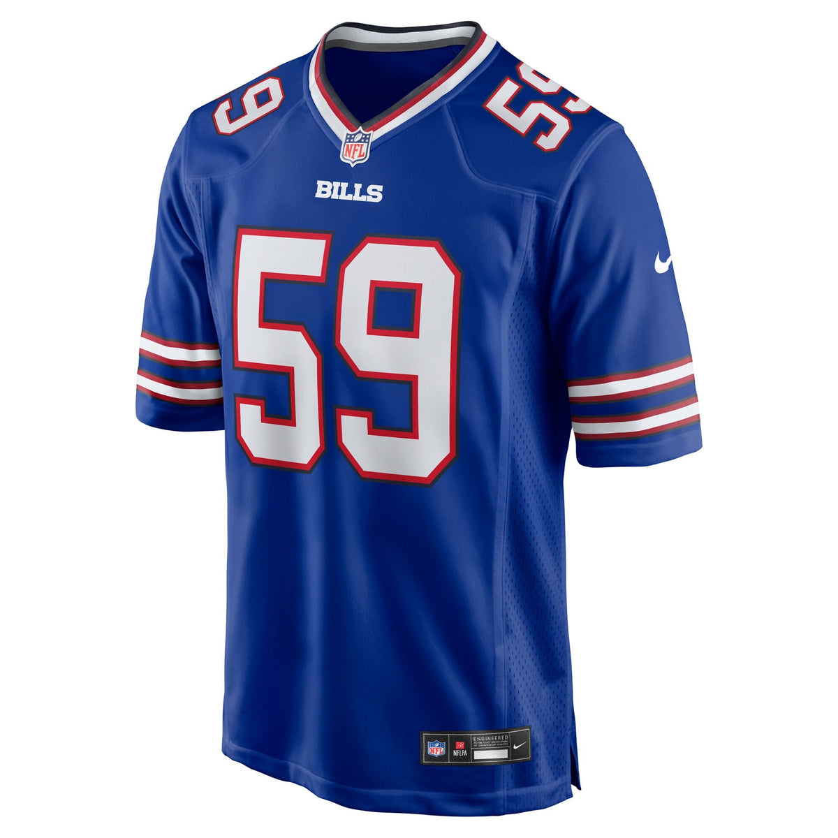 Buffalo Bills Shaq Lawson Royal Team Game Football Jersey