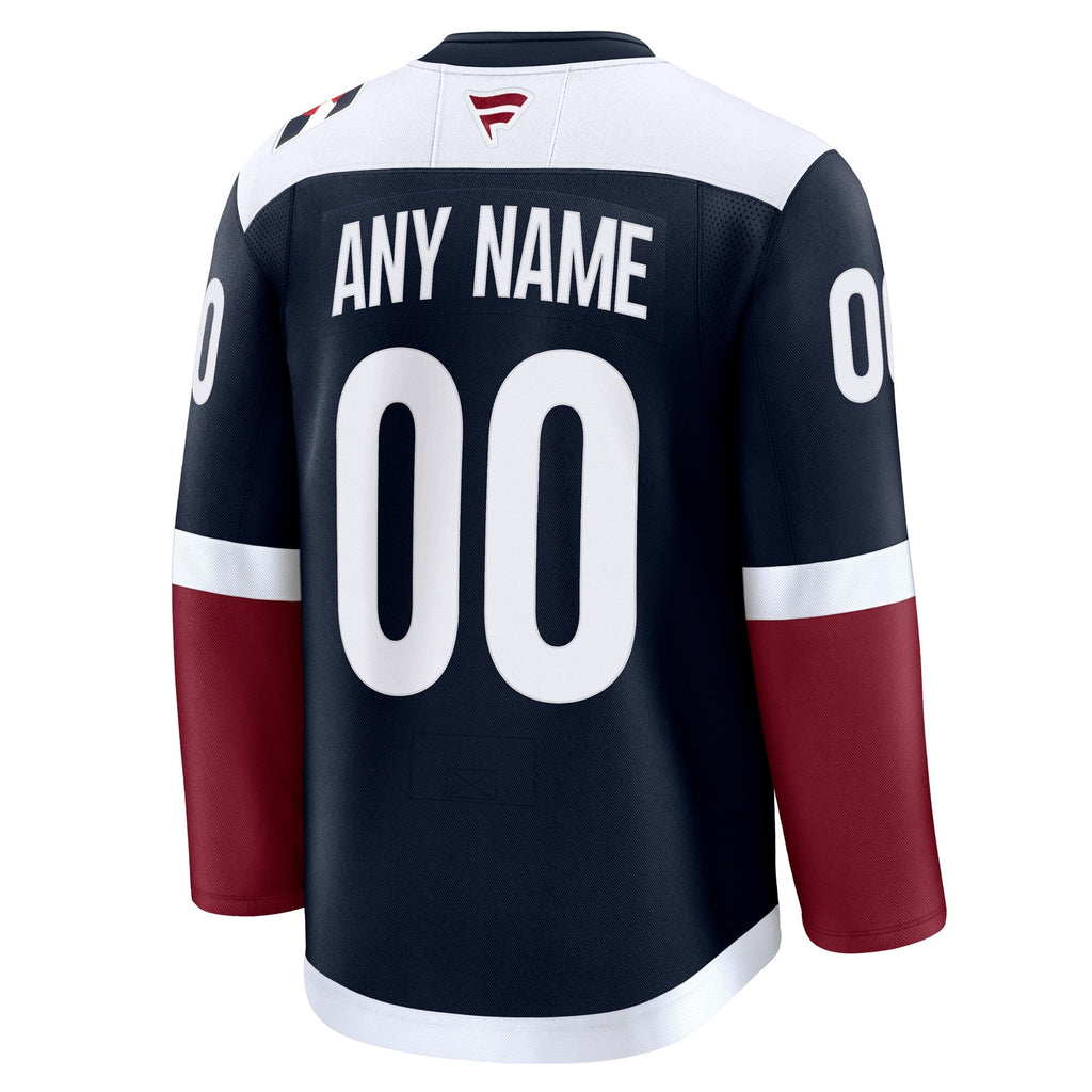 Colorado Avalanche Navy Alternate Premium Custom Jersey