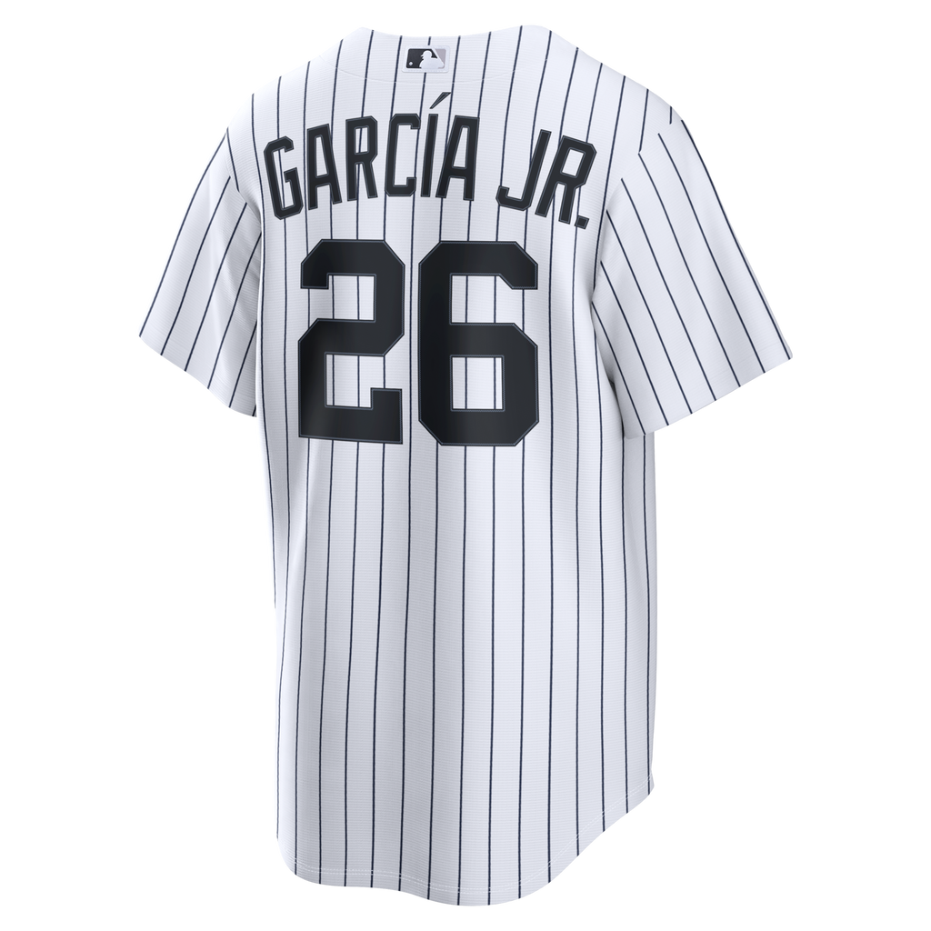 New York Yankees Luis García Jr. White Home Replica Baseball Jersey