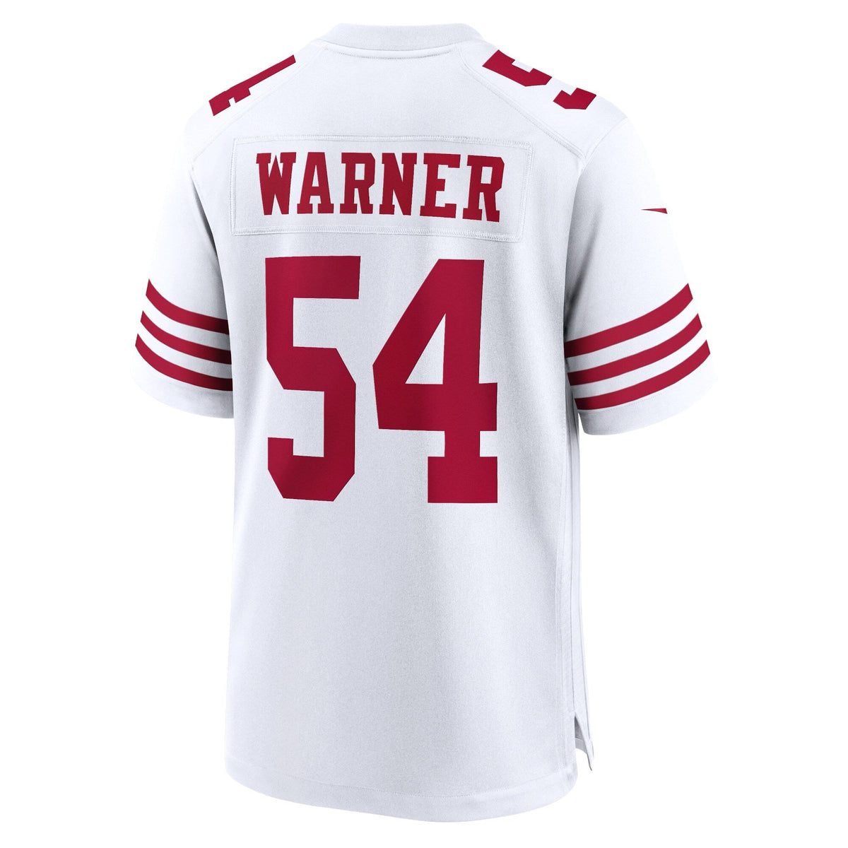 San Francisco 49ers Fred Warner White Player Game Football Jersey