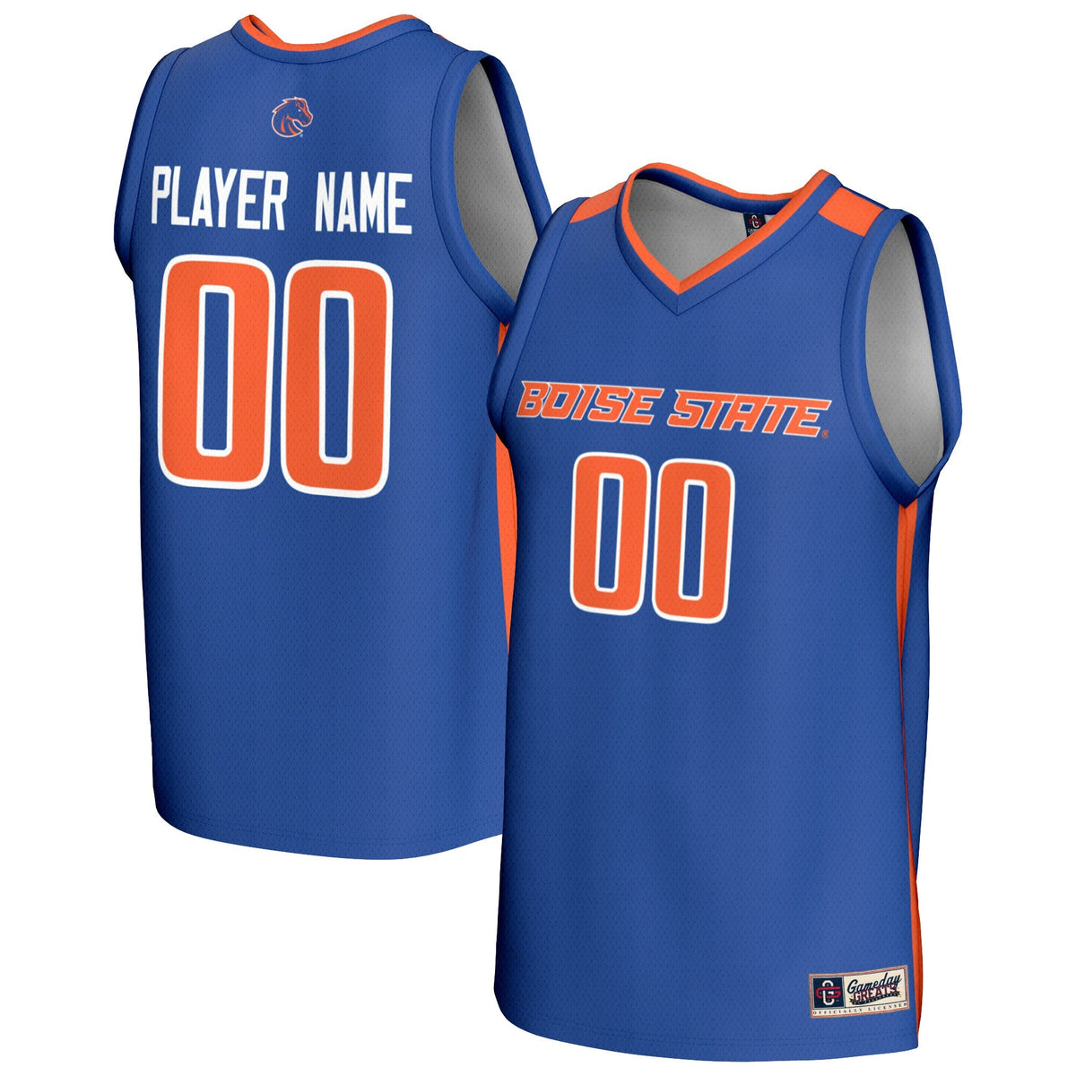 Boise State Broncos NIL Pick-A-Player Lightweight Basketball Fashion Jersey - Royal