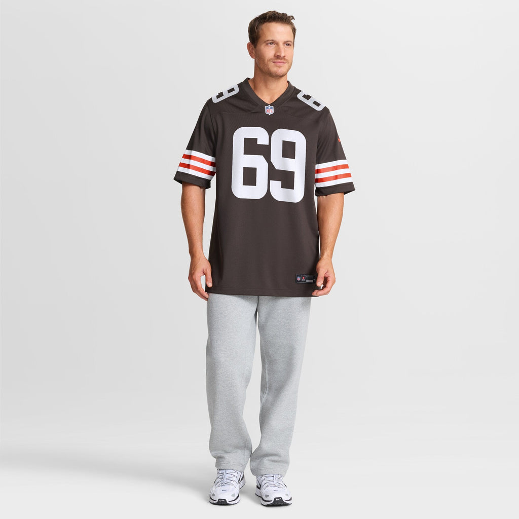 Cleveland Browns Tyre Phillips Brown Team Game Football Jersey