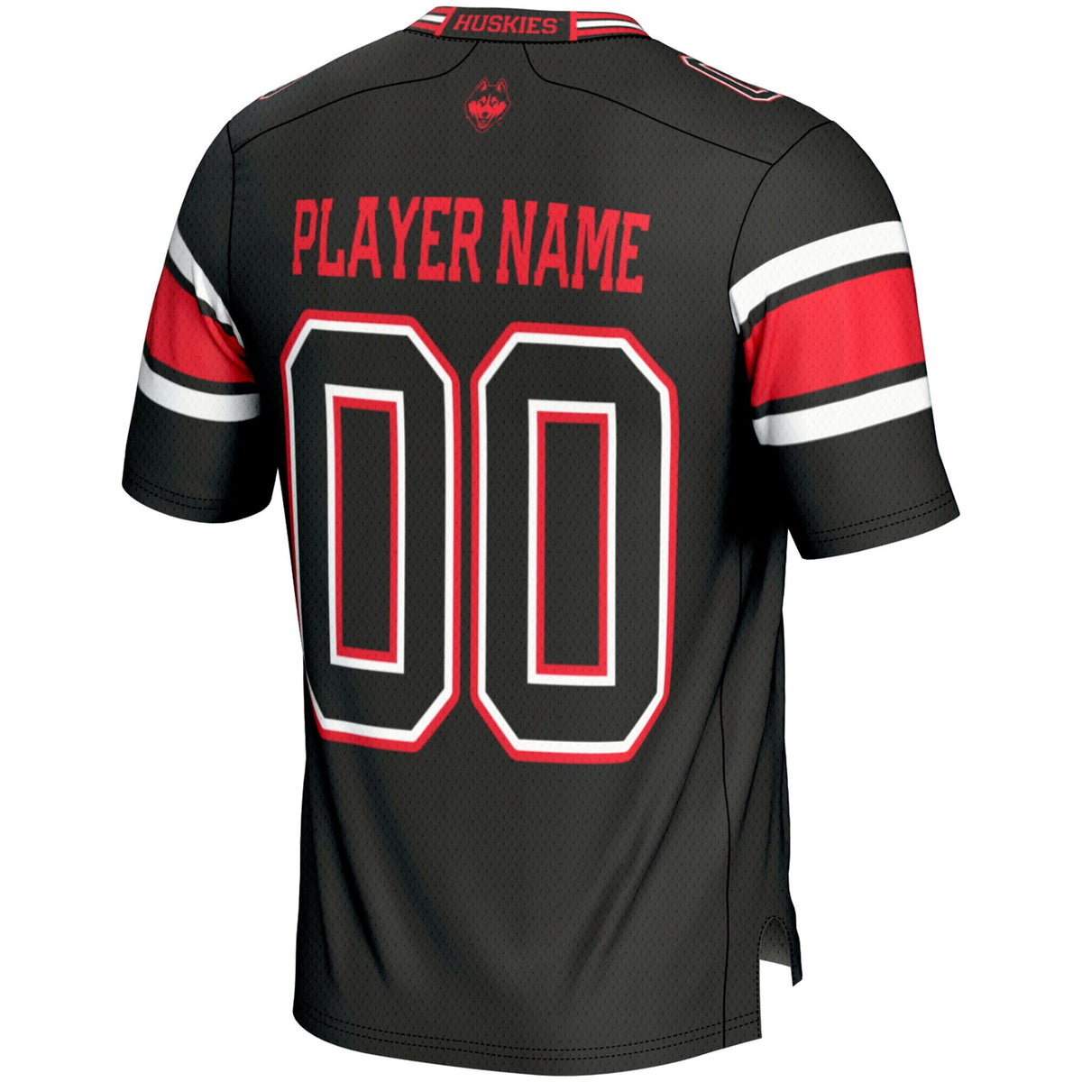 UConn Huskies NIL Pick-A-Player Football Jersey - Black