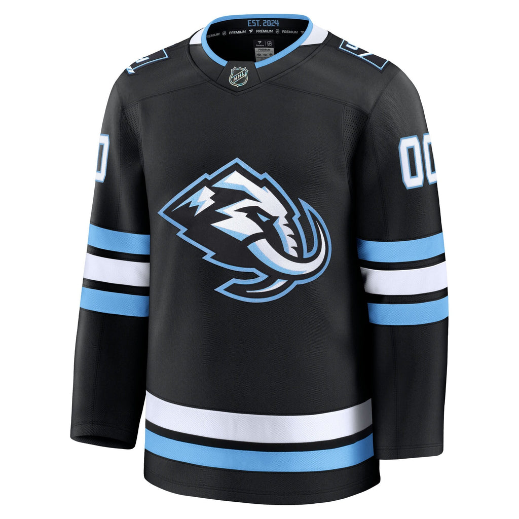 Utah Mammoth Black Home Premium Custom Jersey
