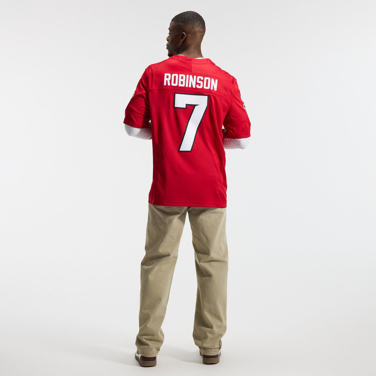 Atlanta Falcons Bijan Robinson Red Team Vapor F.U.S.E. Stitched Limited Football Jersey