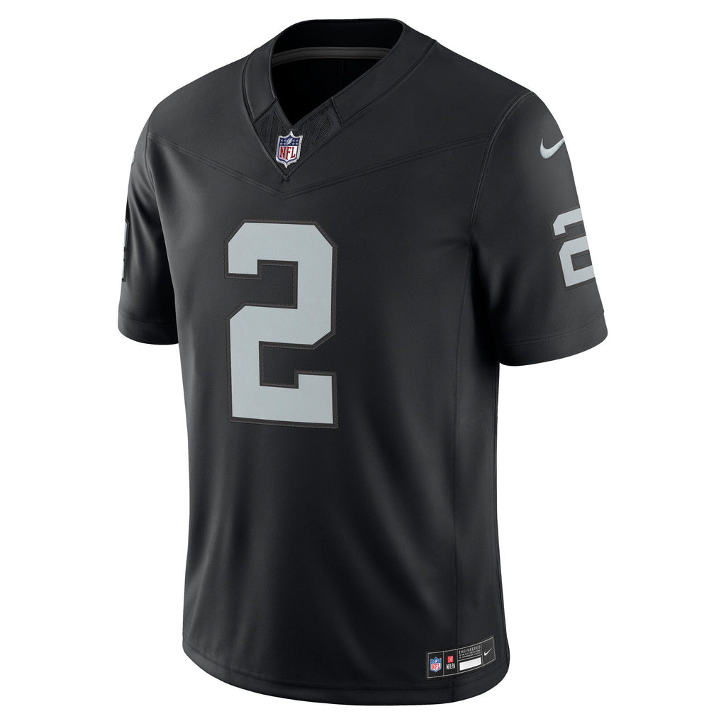 Las Vegas Raiders Ashton Jeanty Black Team Vapor F.U.S.E. Stitched Limited Football Jersey