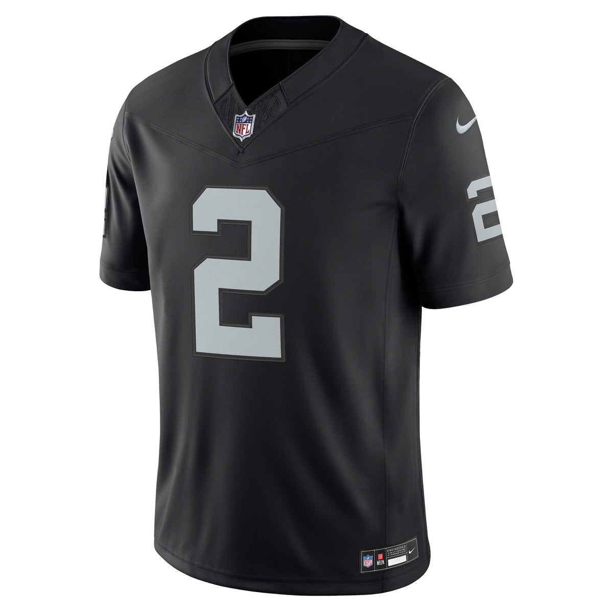 Las Vegas Raiders Ashton Jeanty Black Team Vapor F.U.S.E. Stitched Limited Football Jersey