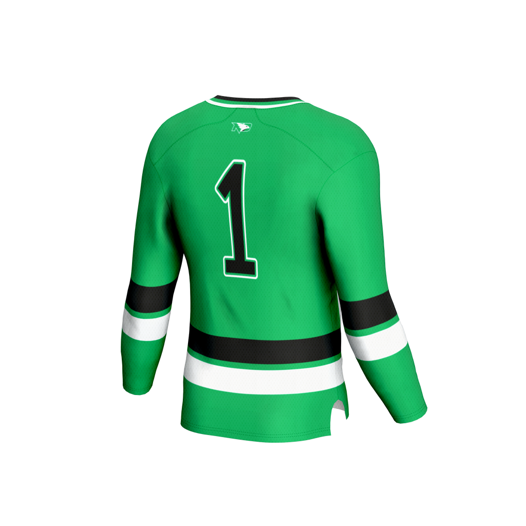 North Dakota Lightweight Hockey Fashion Jersey - Kelly Green