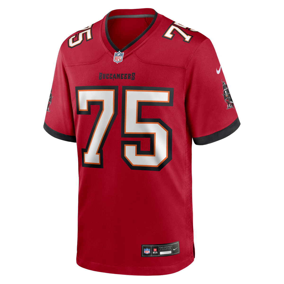 Tampa Bay Buccaneers Billy Schrauth Red Team Game Football Jersey