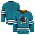 San Jose Sharks Teal Home Pro Jersey