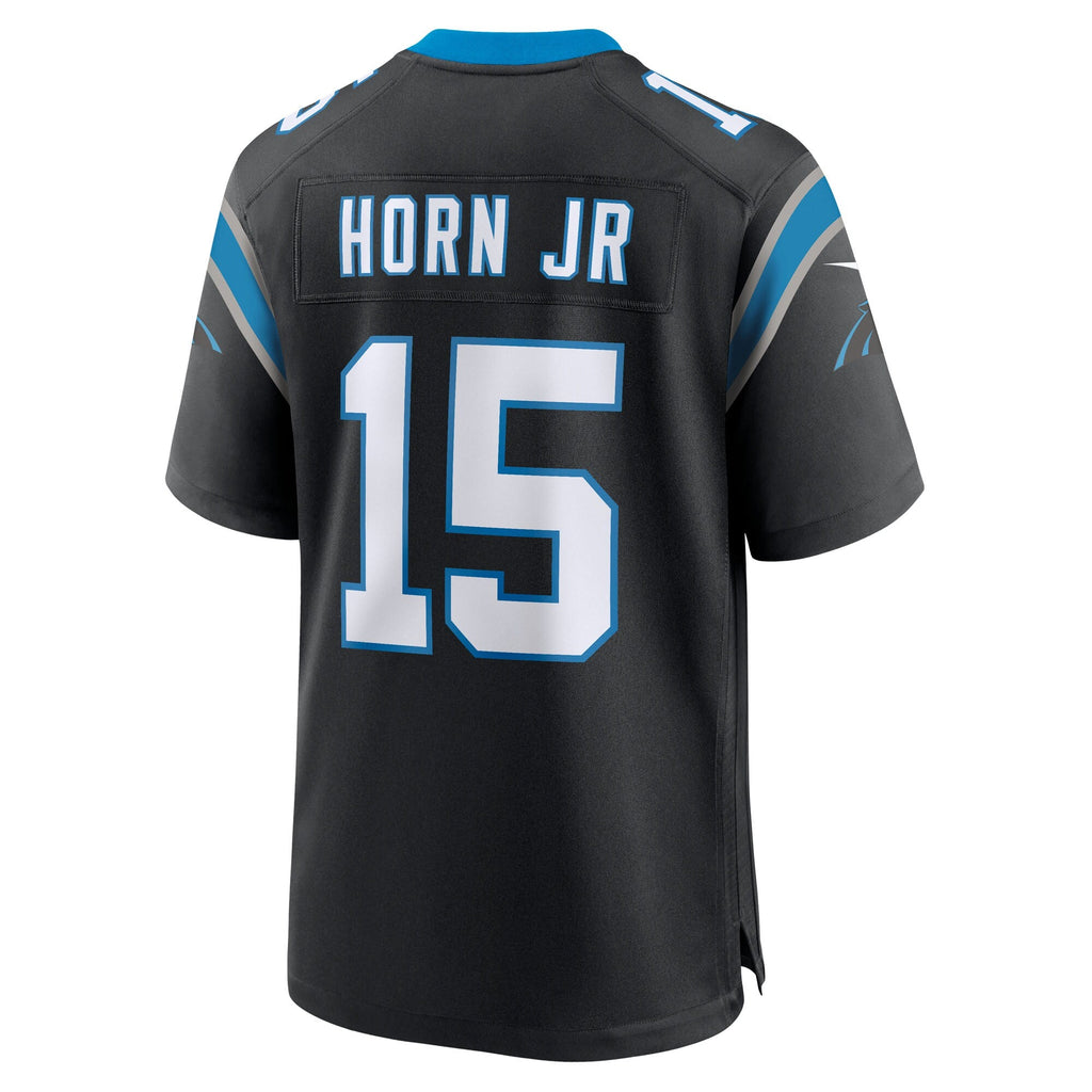 Carolina Panthers Jimmy Horn Jr Black Team Game Football Jersey