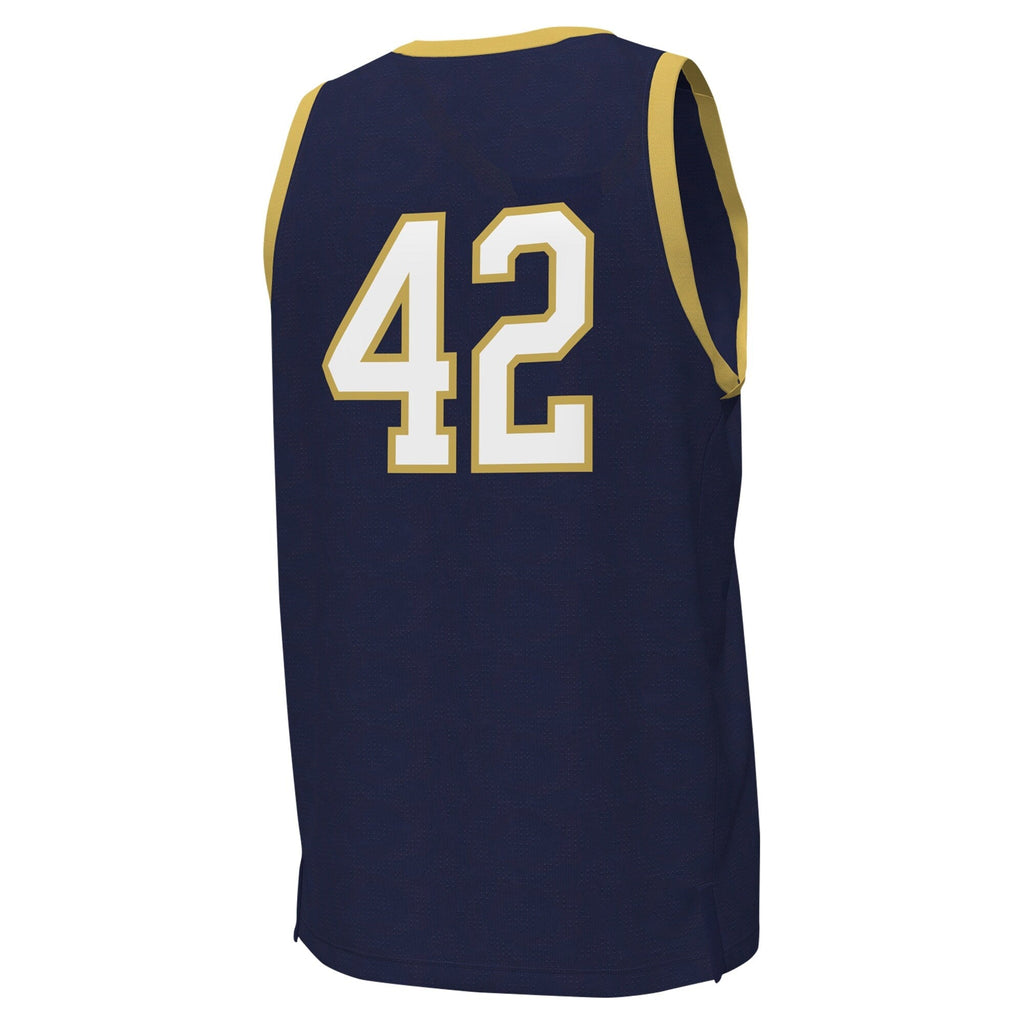 #42 Navy Notre Dame Fighting Irish Replica Basketball Jersey
