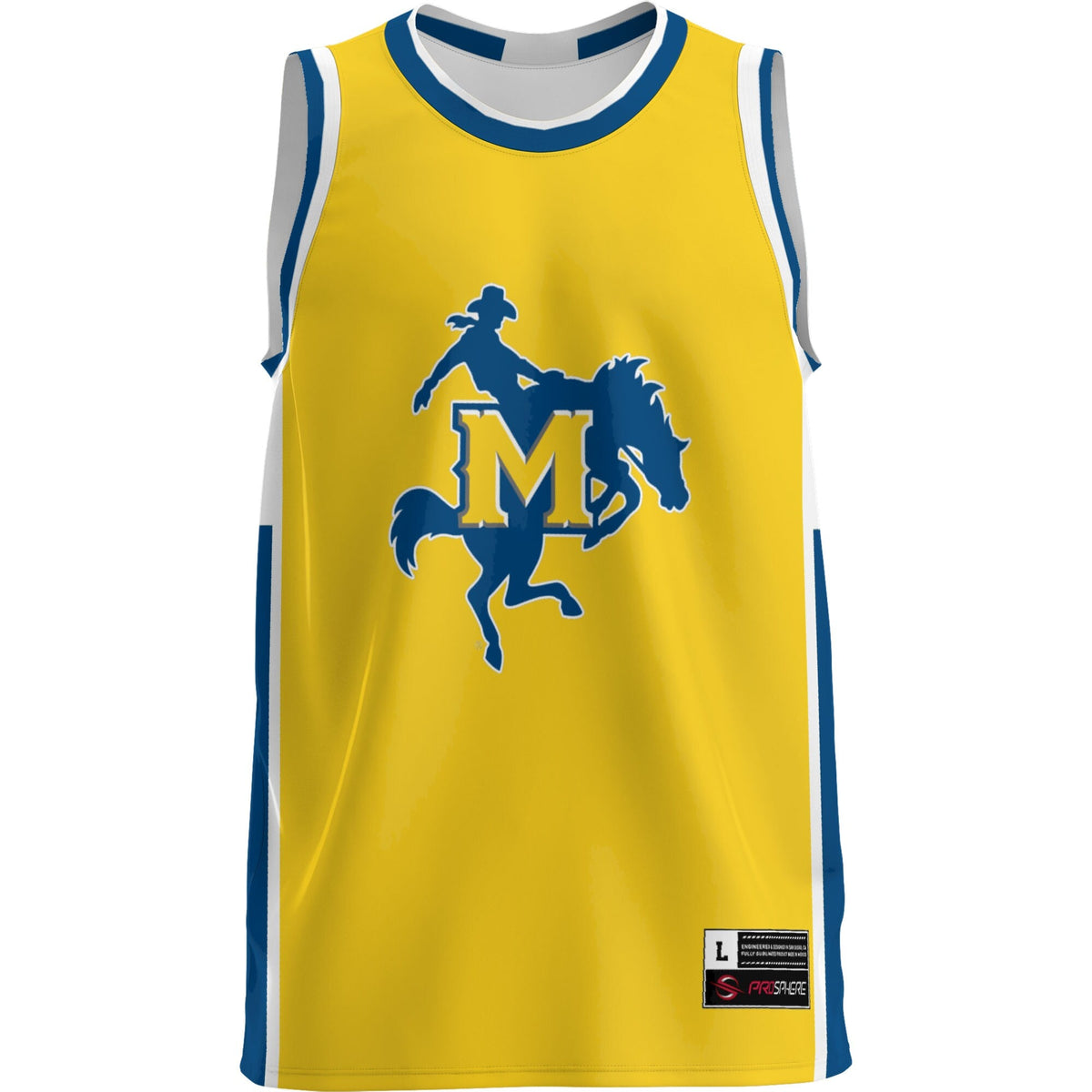 McNeese State Cowboys Lightweight Basketball Jersey - Blue