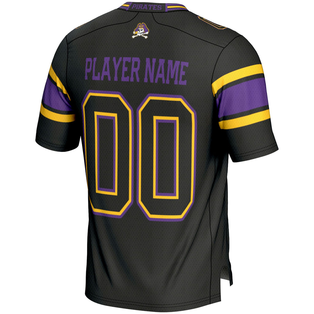 ECU Pirates NIL Pick-A-Player Football Jersey - Black