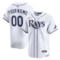 Tampa Bay Rays White Home Limited Custom Baseball Jersey