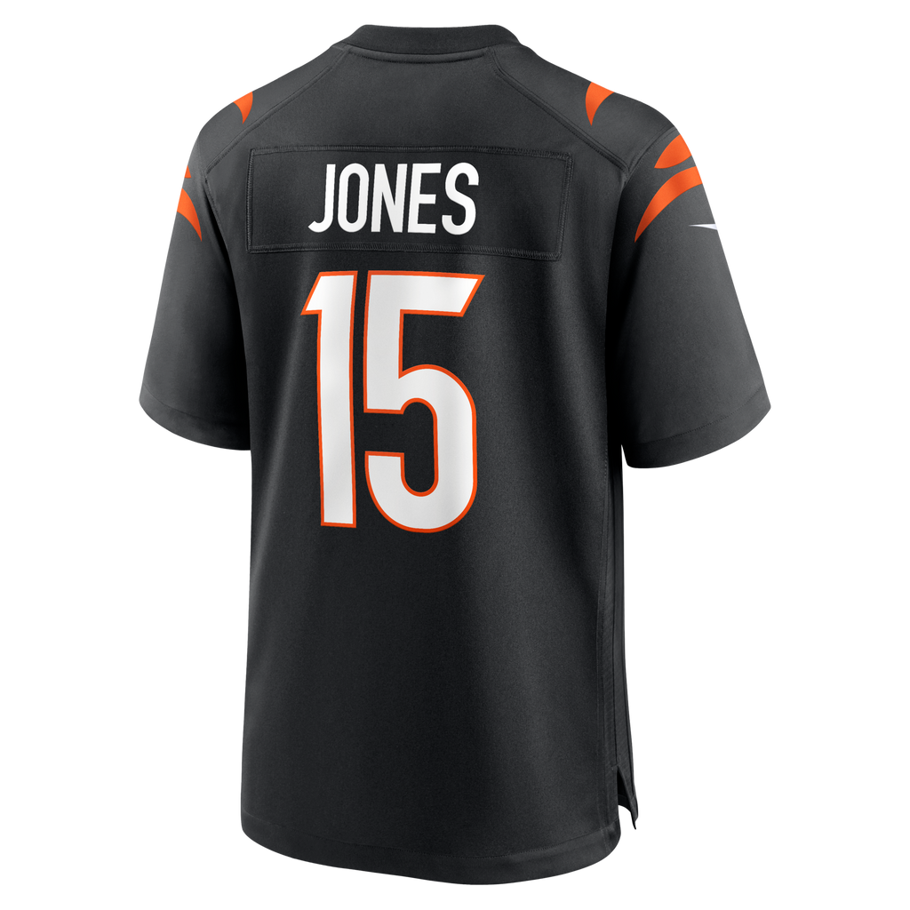 Cincinnati Bengals Charlie Jones Black Team Game Football Jersey