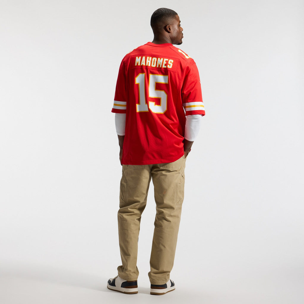 Kansas City Chiefs Patrick Mahomes Red Game Football Jersey