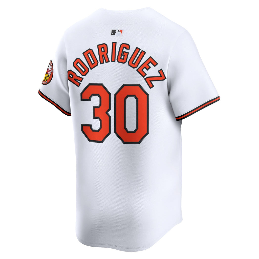 Baltimore Orioles Grayson Rodriguez White Home Limited Player Baseball Jersey