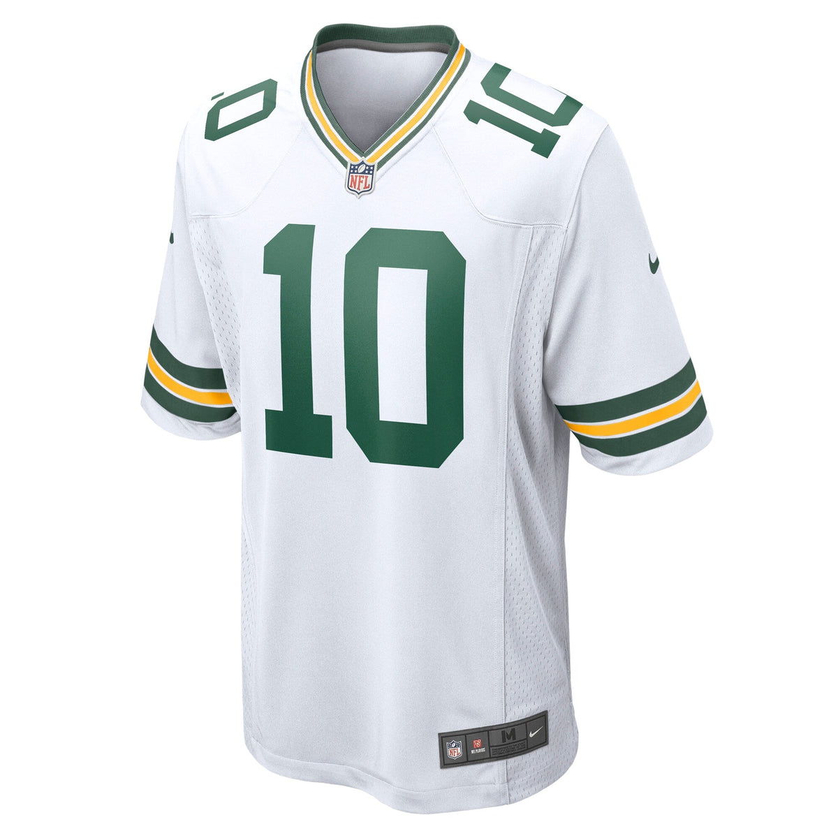 Green Bay Packers Jordan Love White Game Football Jersey
